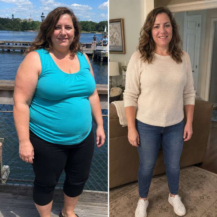 Halden Health patient before and after