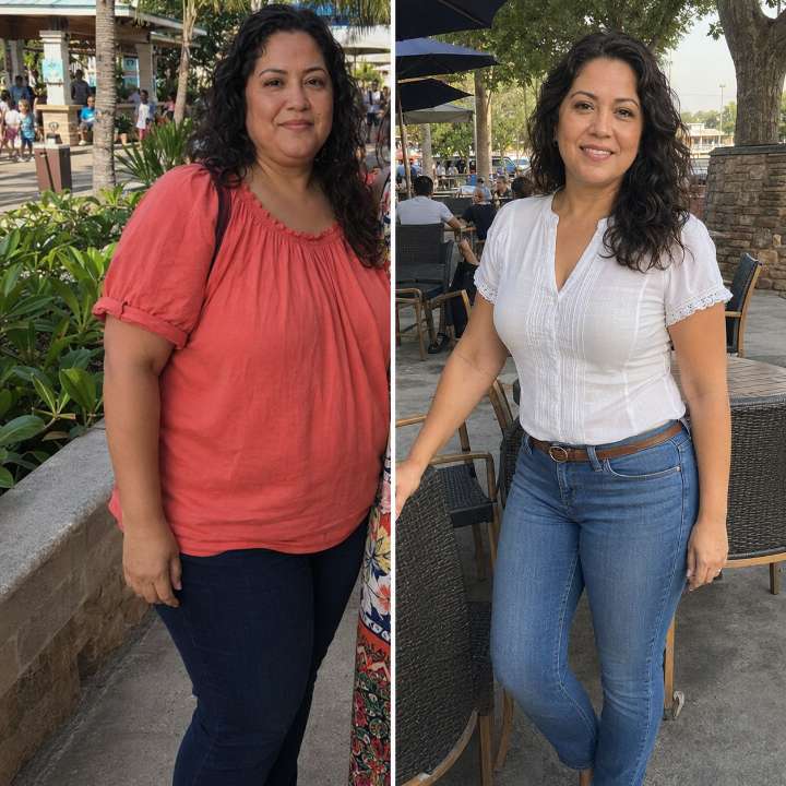 Halden Health patient before and after
